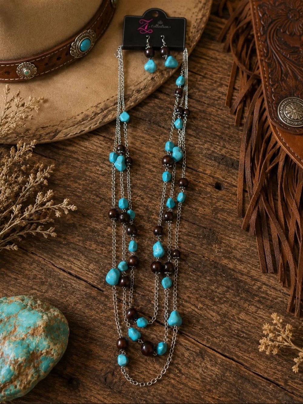 Zi Necklace & Earrings (Groundbreaker)